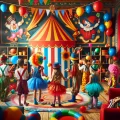 Fete anniversaire à Bruxelles, anniversaire enfant à thème Cirque
